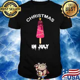 Christmas In July Popsicle Christmas Tree Summer Shirt