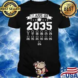 Class of 2035 First Day of School Check Kindergarten T-Shirt