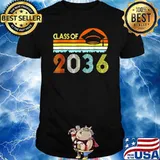 Class Of 2036 Graduation First Day Of School Vintage T-Shirt