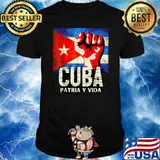 Cuban Protest Fist Flag S.O.S. Cuba Libre SOSCuba Libertad Shirt