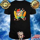 Dabbing Santa T Shirt Christmas in July Shirt