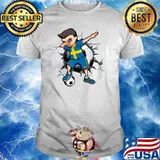 Dabbing Soccer Boy Sweden Football Lover Jersey Swedish Flag T-Shirt