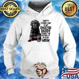 Daddy Labrador Happy fathers day to my amazing daddy putting up with my mom american flag s Hoodie
