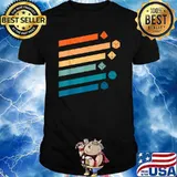 Dungeons Dice D20 Dragons Vintage T-Shirt