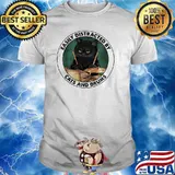 Easily distracted by cats and drums shirt