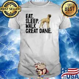 Eat Sleep Walk Great Dane Dog T-Shirt