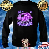 Elephant Magical Purple Elephant Love Butterfly Shirt Sweater
