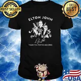 Elton John Thank You For The Memories Shirt
