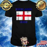 England 1966 Vintage Soccer Football Flag Lions Shirt
