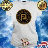 Fendi Romaitaly 1925 Logo Shirt Ladies tee