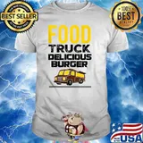 Food Trucks Food Truck Delicious Burger Gourmet Foodtrucker T-Shirt