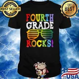 Fourth Grade Rocks Back To First Day Of School Teacher Team T-Shirt