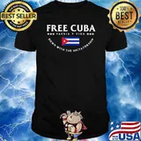 Free Cuba Patria Vida Flag Shirt