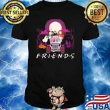 Friends witch ghost moon halloween shirt