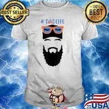 Funny Blippis Bearded Dad Life T-Shirt