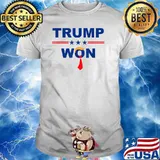 Funny Trump Won Save American 4th July independence T-Shirt