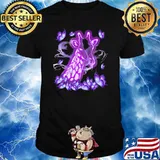 Giraffe Magical Purple Giraffe Love Butterfly Shirt