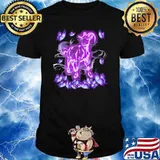Goat Magical Purple Goat Love Butterfly Shirt