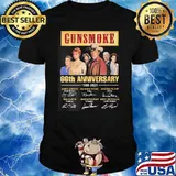 Gunsmoke 66th anniversary 1955 2021 signatures shirt
