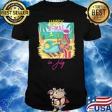 Happy X Mas In July Mermaid Swimsuit Santa Shirt