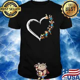 Heart love Goofy disney shirt