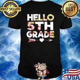 Hello 5th Grade Flower Back To School T-Shirt