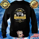 Home of the grey wolf yellowstone national park est 1872 s Sweater