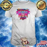 Hot mom summer beaches retro 80s shirt