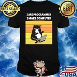 I Are Programmer I Make Computer Cat Vintage Shirt