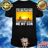 I Asked God For A Cycling Partner He Sent Me my Son Vintage Shirt