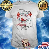 I Believe There Are Angels Among Us William Heart Bird Shirt