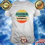 I'd Rather Be Playing Floorball Vintage T-Shirt