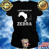 I defragged my zebra horse s Ladies tee