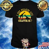 I Just Freaking Love Giraffes, Ok Retro Giraffe Lovers Vintage Shirt
