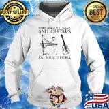 I Like Beach Volleyball And Guitars And Maybe 3 People Shirt Hoodie