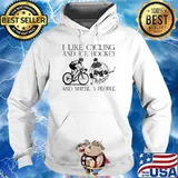 I like cycling and hockey and maybe 3 people s Hoodie