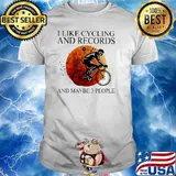 I Like Cycling And Records And Maybe 3 People Blood Moon Shirt