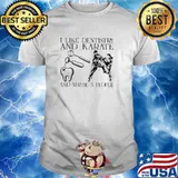 I like dentistry and karate and maybe 3 people shirt