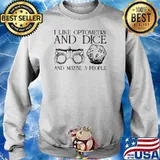 I Like Optometry And Dice And Maybe 3 People Shirt Sweater