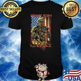 I'll Be Back Donald Trump American Flag T-Shirt
