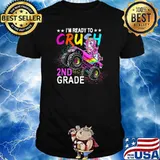 I'm Ready To Crush 2nd Grade Monster Truck Unicorn Girl T-Shirt