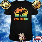I'm Ready To Crush 2nd Grade T Rex Dinosaur Back To School Vintage T-Shirt