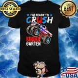 I'm Ready To Crush Kindergarten american flag shirt