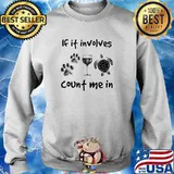 If it involves count me in dog wine turtle s Sweater