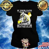 If your path demand you walk through hell walk as if you own the place wolf s Ladies tee