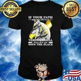 If your path demand you walk through hell walk as if you own the place wolf shirt
