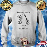 Im a simple man i love golf and guitar s Sweater