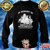 In Memory Of February 16 1977 Elvis Presley Thank You For The Memories Shirt Sweater