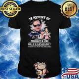 In Memory Of February 18 2001 Dale Earnhardt Thank You For The Memories Shirt