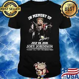 In memory of july 26 2021 joey jordison thank you for the memories signature shirt